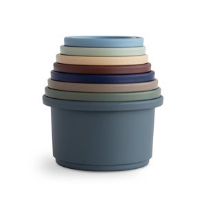 Mushie Stacking Cups - Forest